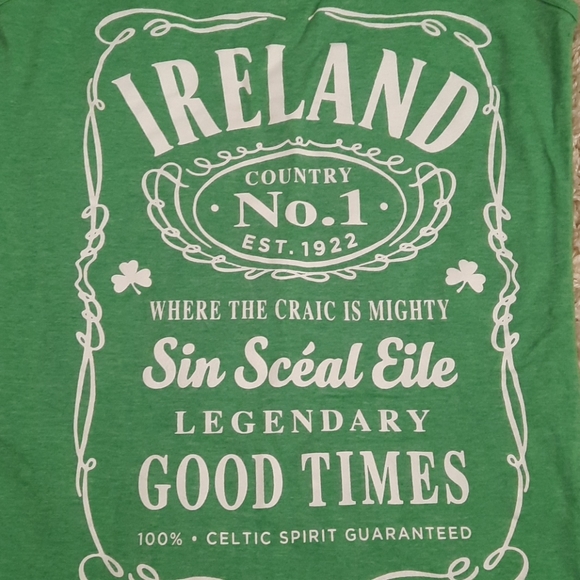 X2 Green Irish camisole vest tops - Picture 4 of 7